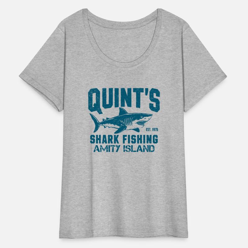 Quint's Shark Fishing T-Shirt - Amity Island Jaws