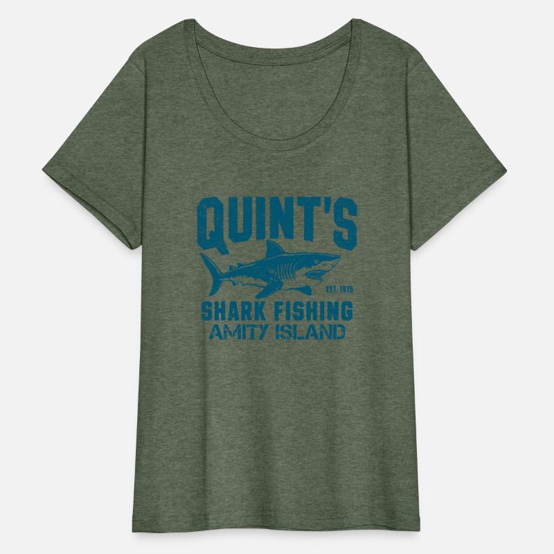 Quint's Shark Fishing T-Shirt - Amity Island Jaws
