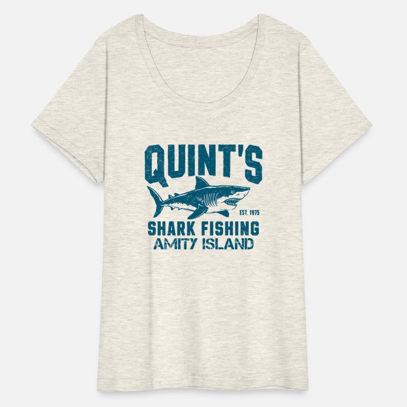 Quint's Shark Fishing T-Shirt - Amity Island Jaws