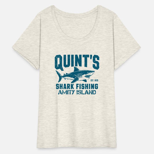 Quint's Shark Fishing T-Shirt - Amity Island Jaws