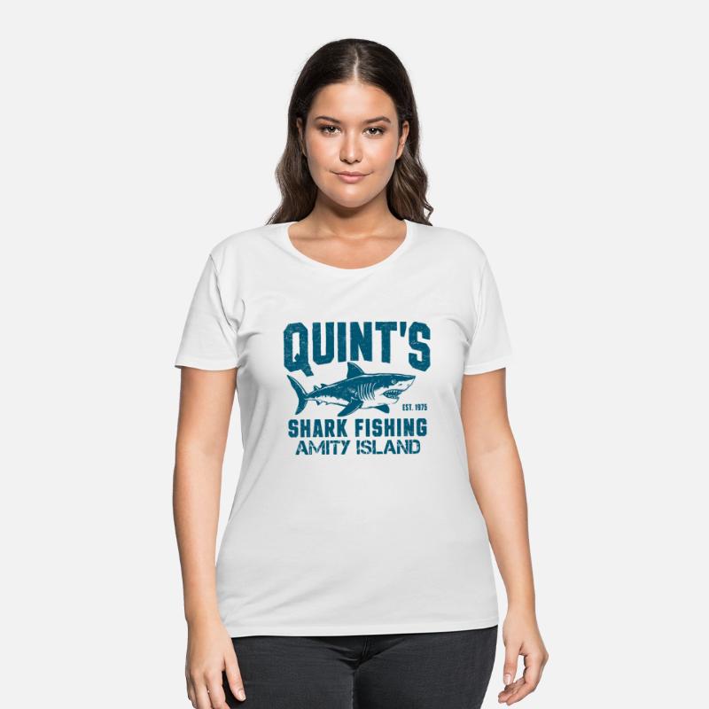 Quint's Shark Fishing T-Shirt - Amity Island Jaws