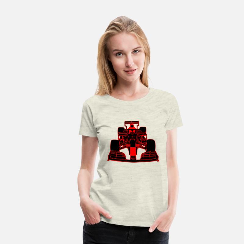 Race car formula racing car red