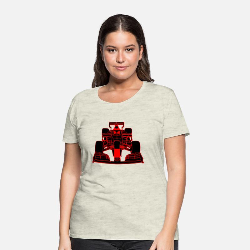 Race car formula racing car red