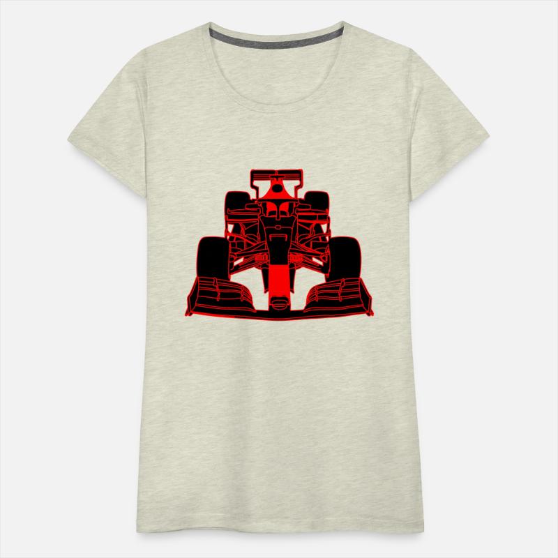 Race car formula racing car red