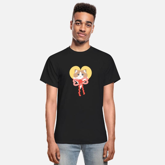 Ragdoll Cat And Ribbon Bow