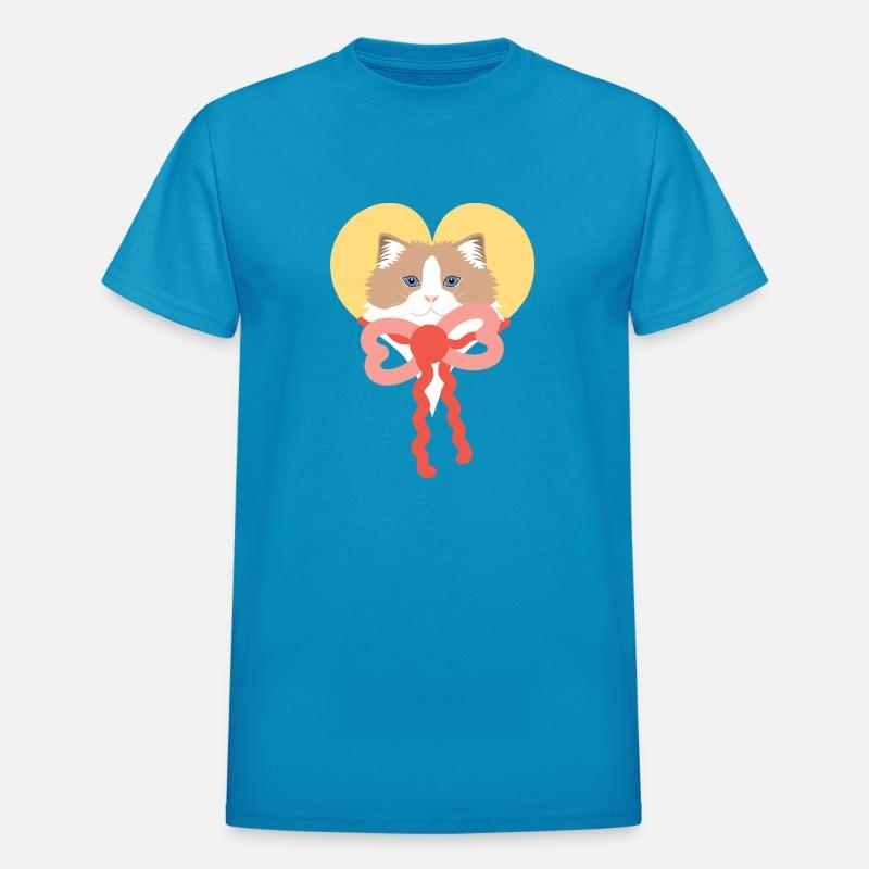 Ragdoll Cat And Ribbon Bow