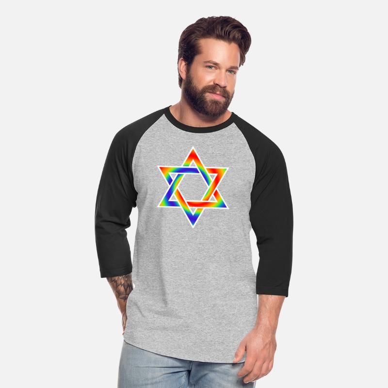 RAINBOW STAR OF DAVID JEWISH SYMBOL