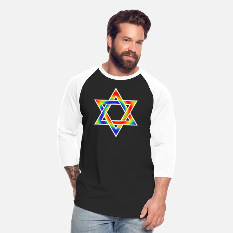 RAINBOW STAR OF DAVID JEWISH SYMBOL