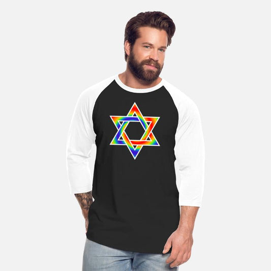 RAINBOW STAR OF DAVID JEWISH SYMBOL