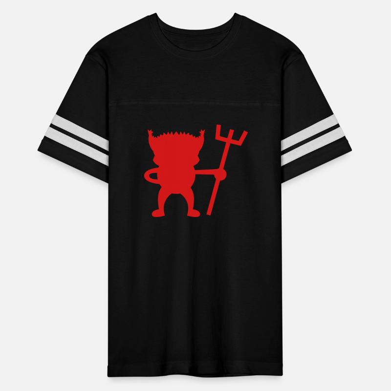 red devil cute with Pitchfork