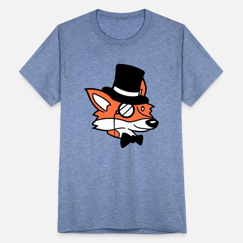 Red Fox Sir Mr. Top Hat Monocle Glasses Rich Man