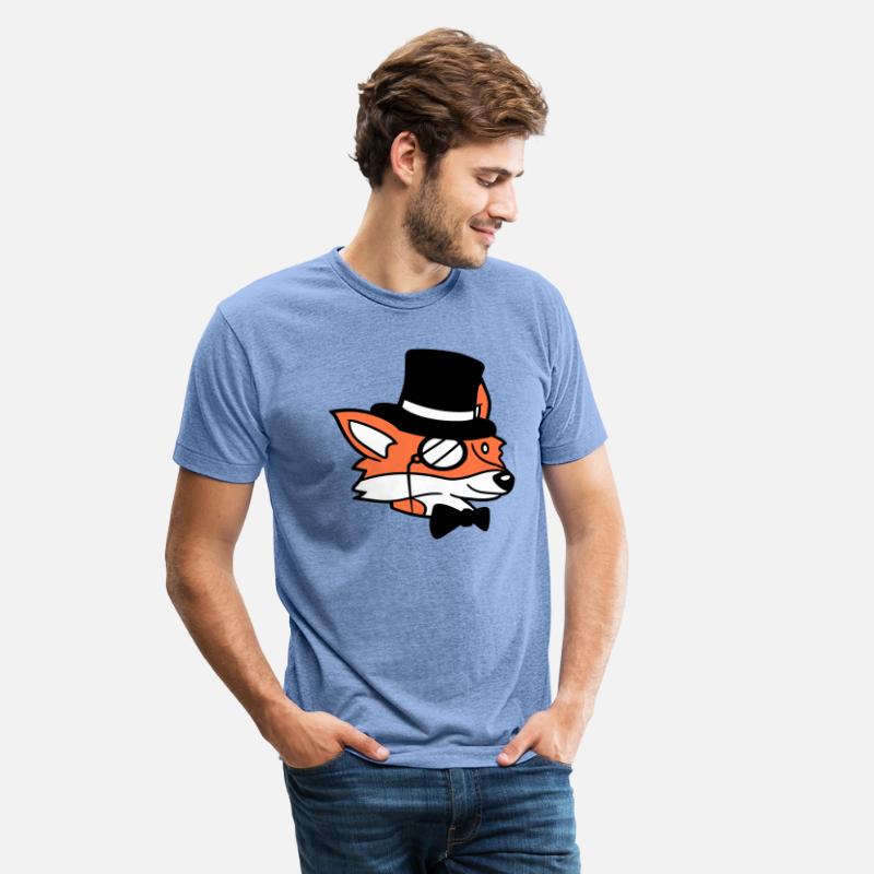 Red Fox Sir Mr. Top Hat Monocle Glasses Rich Man