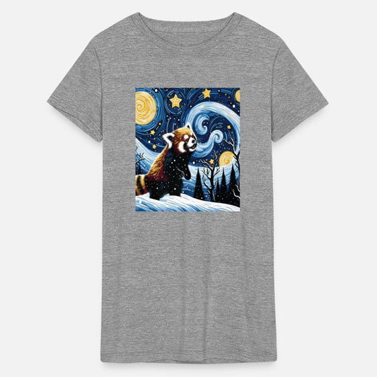 Red Panda Van Gogh Starry Night Funny red panda lo