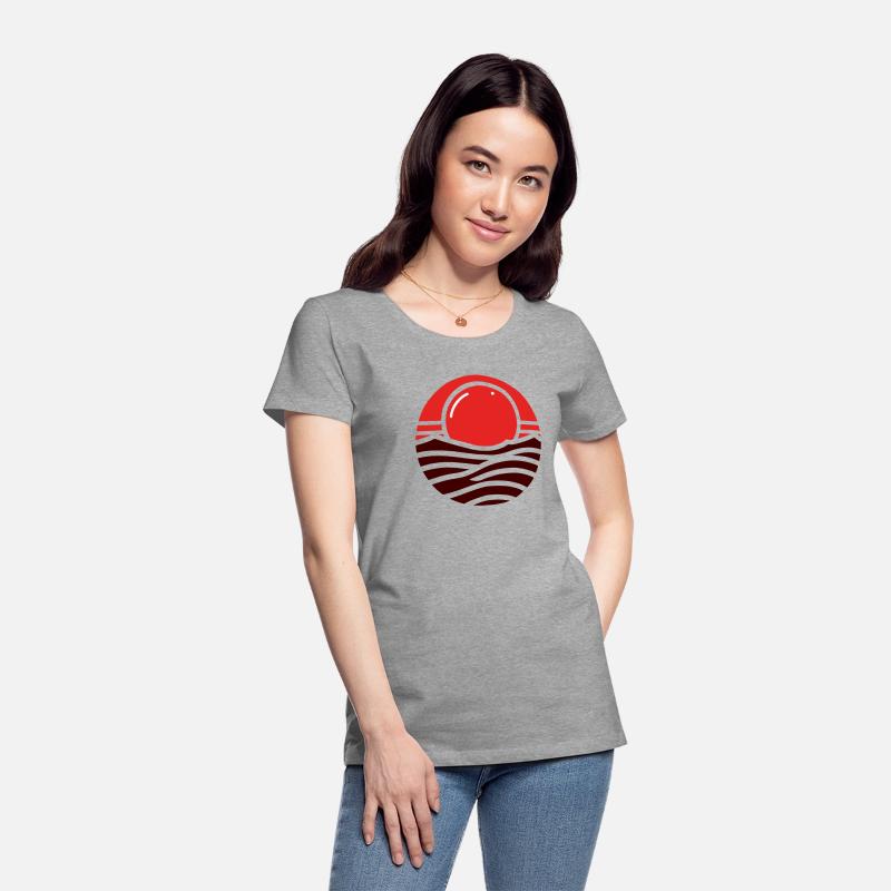 red sun sunrise vector for own design 3