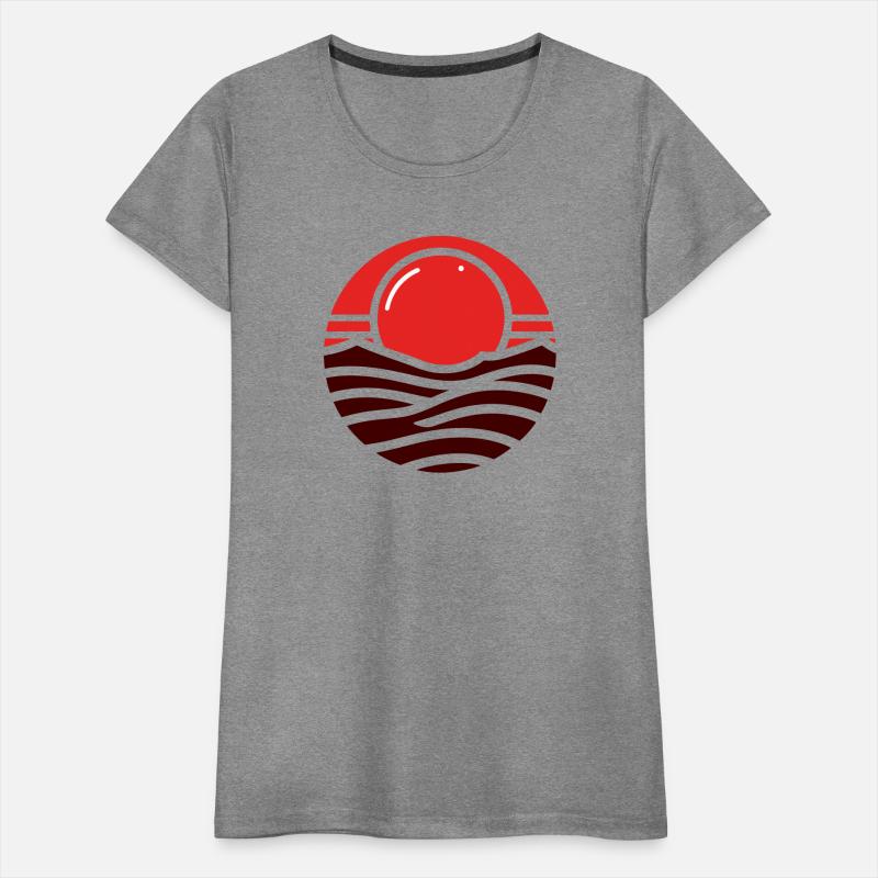 red sun sunrise vector for own design 3