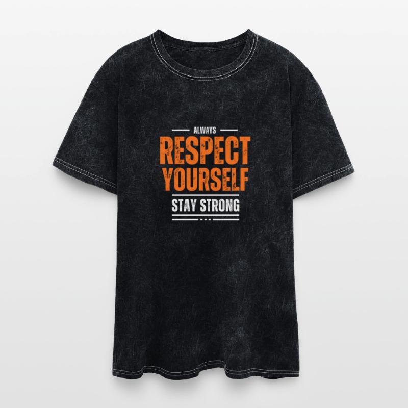 RESPECT YOURSELF MOTIVATION T SHIRT COOL