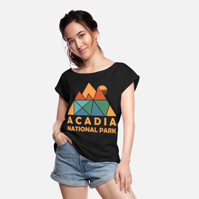 Retro Acadia National Park Vintage Hiking