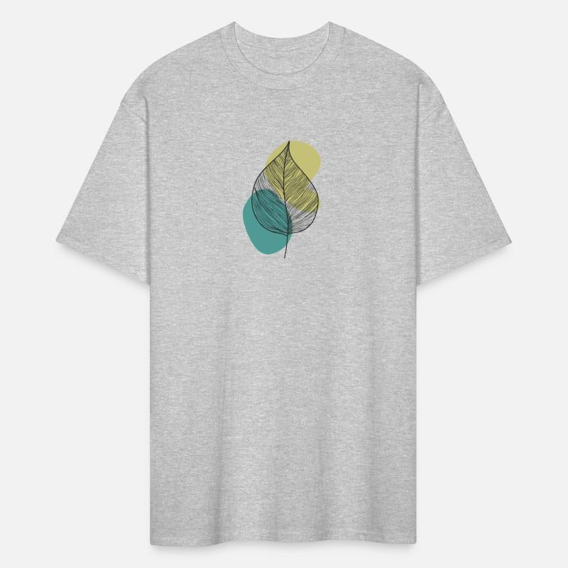 Retro Boho Leaf Design - Vintage-Inspired Bohemian