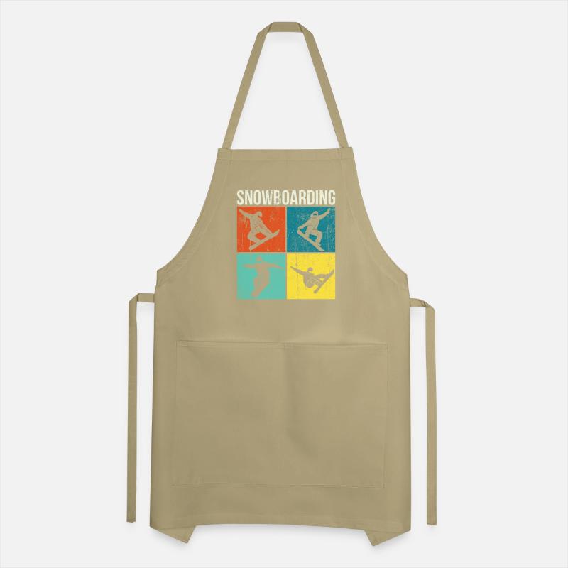 Retro Snowboard And Snowboarding