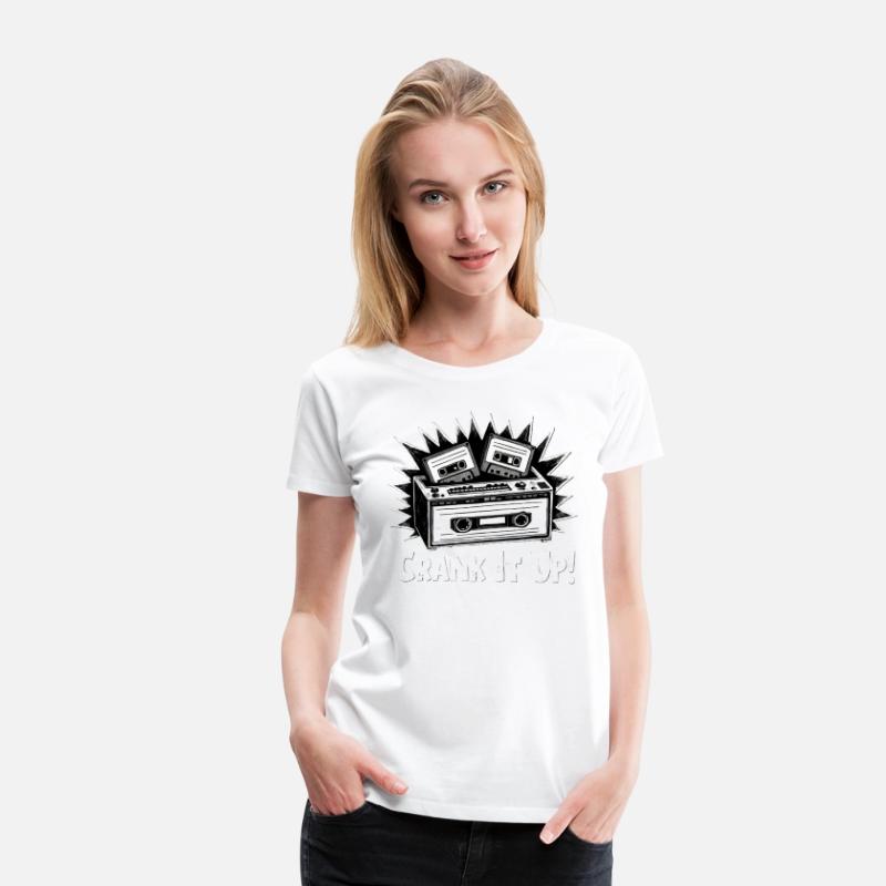 Retro Tape Deck 'Crank It Up'