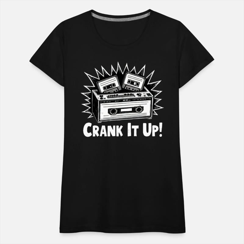 Retro Tape Deck 'Crank It Up'