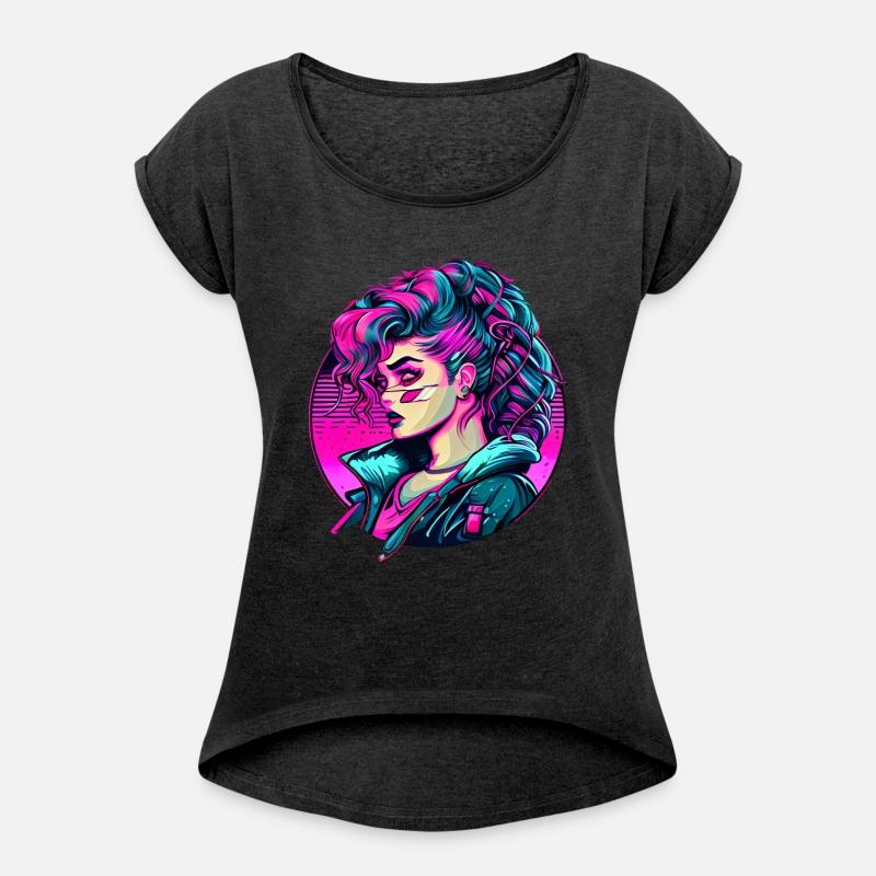 Retrowave Synthwave 80s Character Design