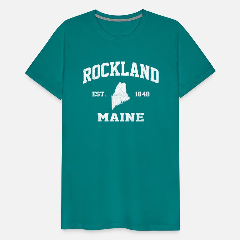 Rockland Maine Me State Athletic Style