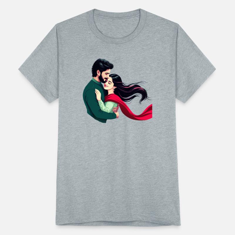 Romantic Couple Hug Love and Affection Digital