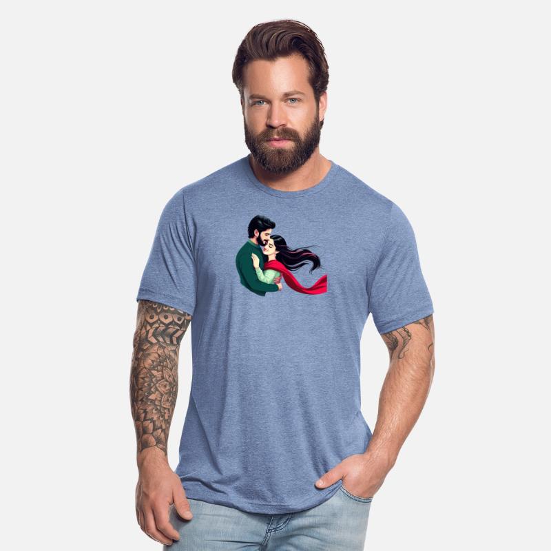 Romantic Couple Hug Love and Affection Digital