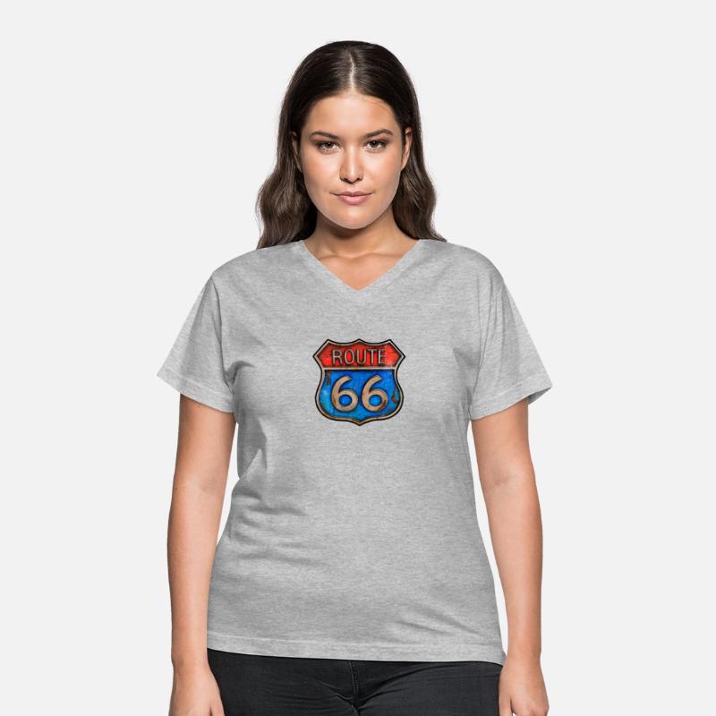 Route 66 vintage sign - Rusty metal