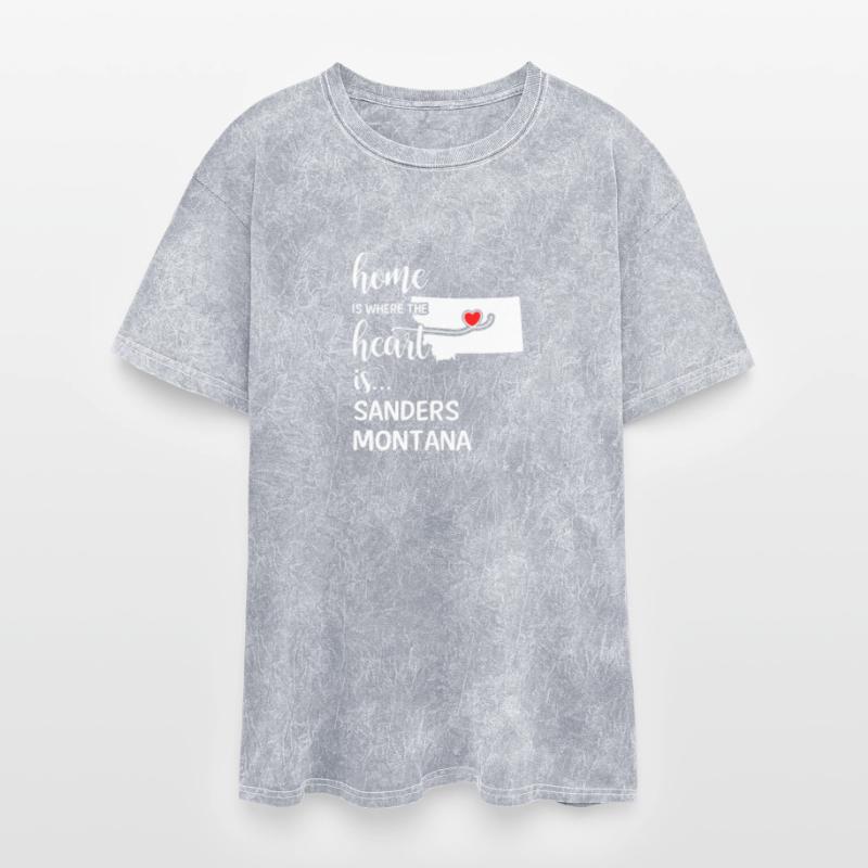 Sanders County Montana Is Where My Heart Is Gift