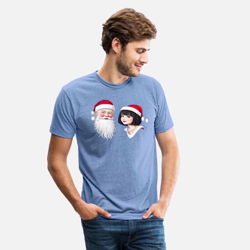 Santa Claus in the Holiday Spirit .