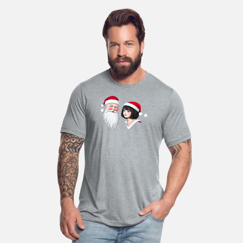 Santa Claus in the Holiday Spirit .