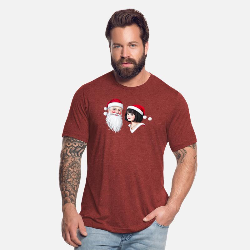 Santa Claus in the Holiday Spirit .