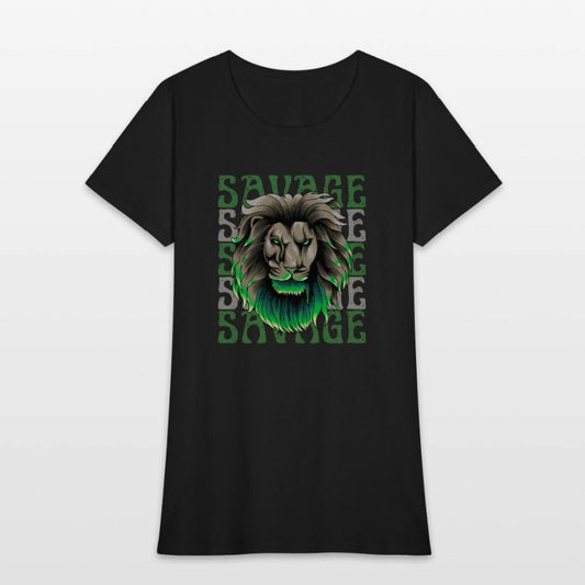 Savage – Bold Alpha King Graphic T-Shirt