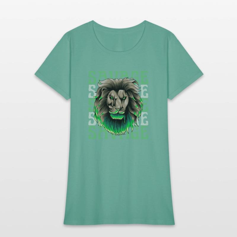 Savage – Bold Alpha King Graphic T-Shirt