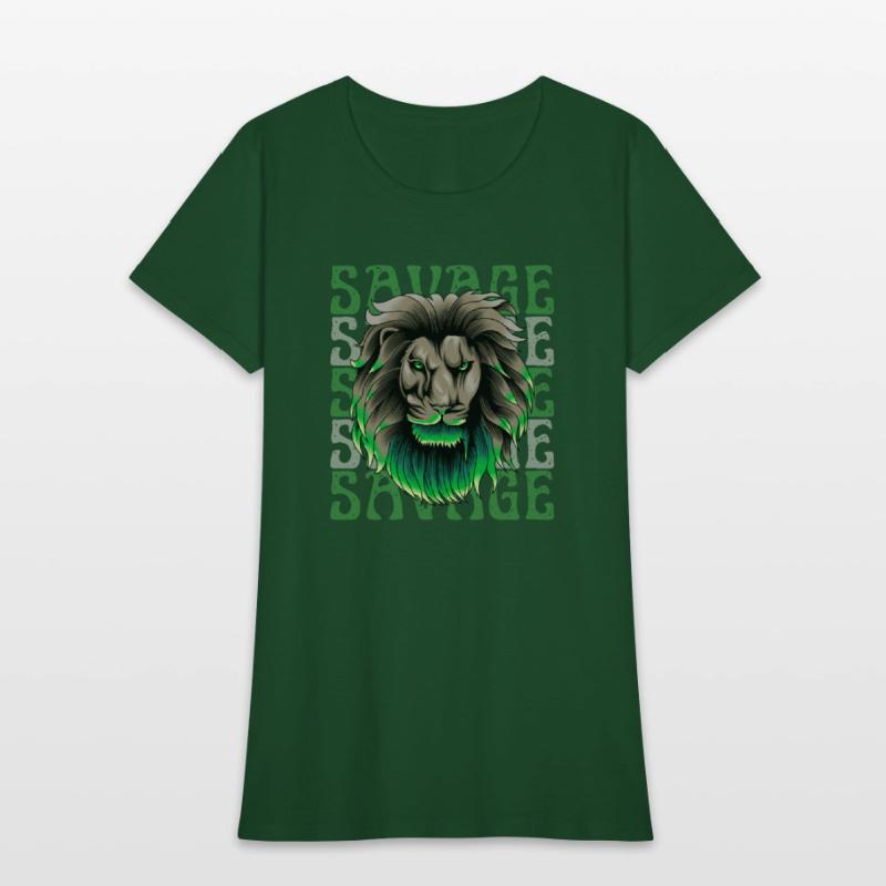 Savage – Bold Alpha King Graphic T-Shirt
