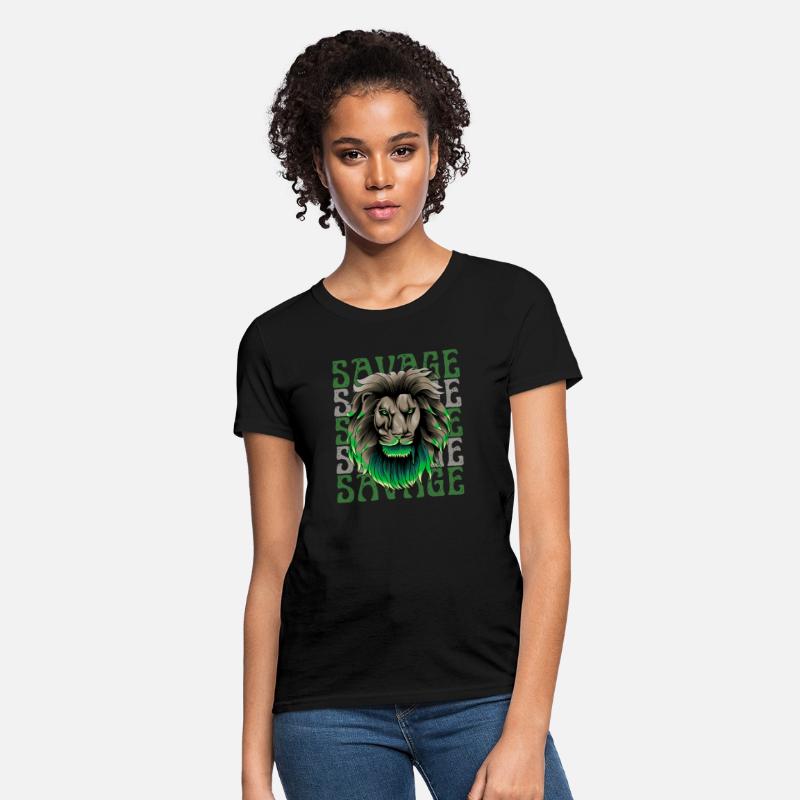 Savage – Bold Alpha King Graphic T-Shirt