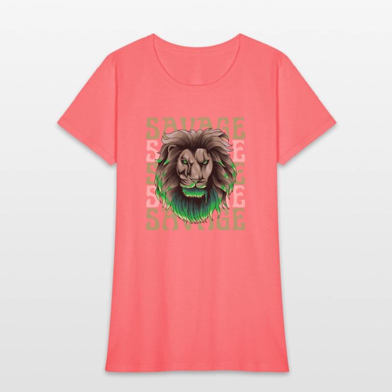 Savage – Bold Alpha King Graphic T-Shirt