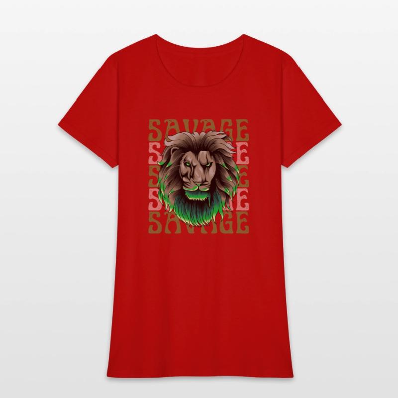 Savage – Bold Alpha King Graphic T-Shirt