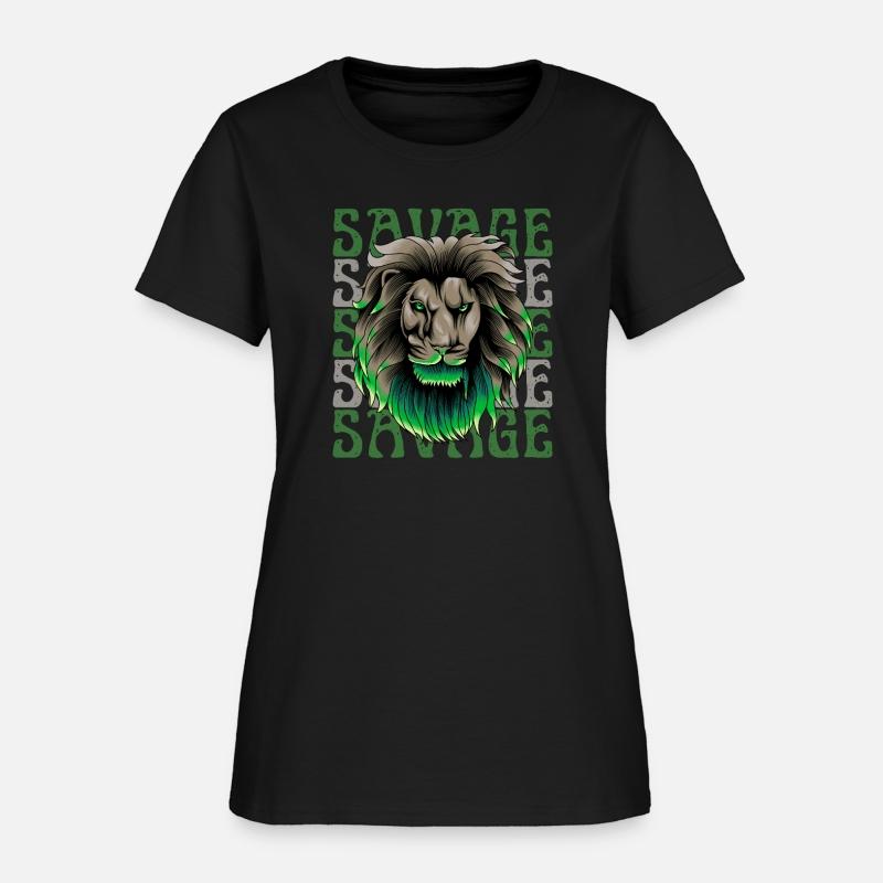 Savage – Bold Alpha King Graphic T-Shirt