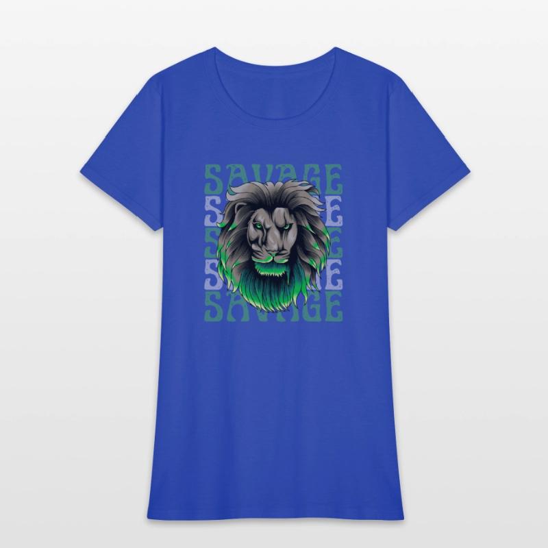 Savage – Bold Alpha King Graphic T-Shirt