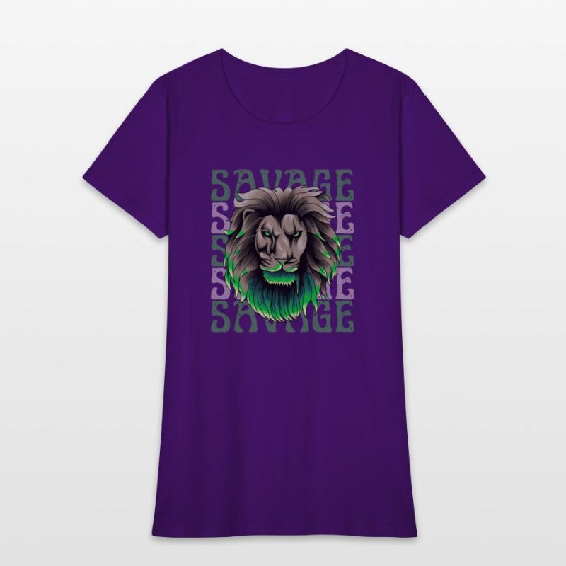Savage – Bold Alpha King Graphic T-Shirt