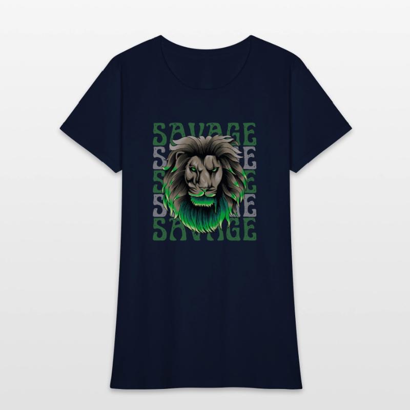 Savage – Bold Alpha King Graphic T-Shirt