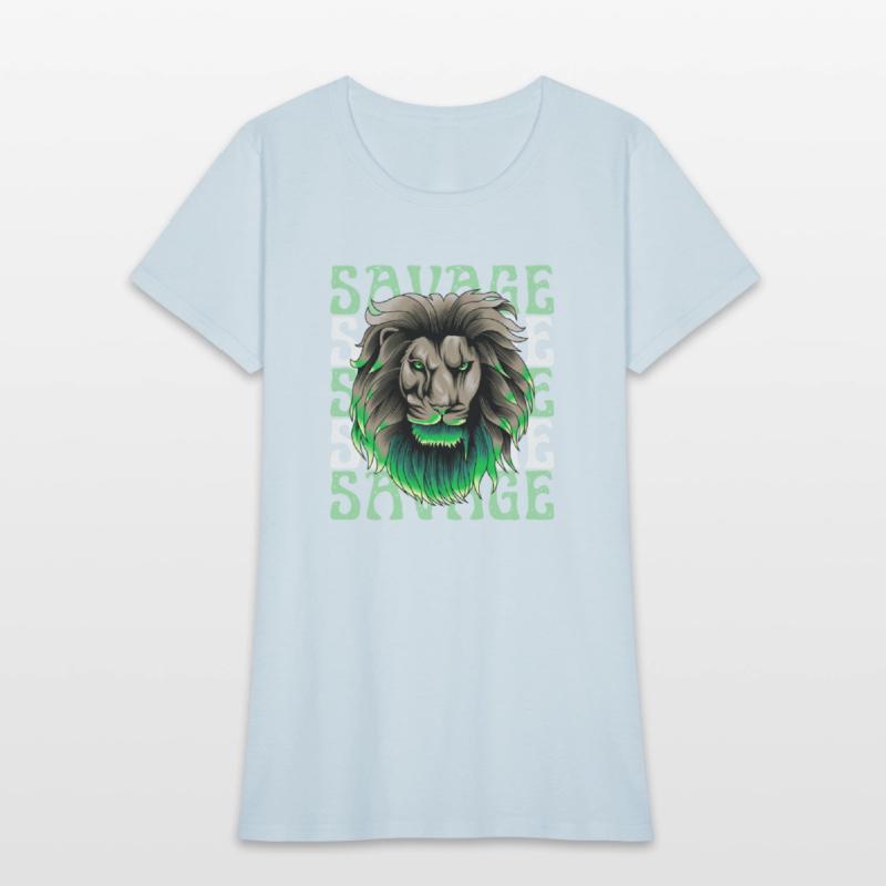 Savage – Bold Alpha King Graphic T-Shirt