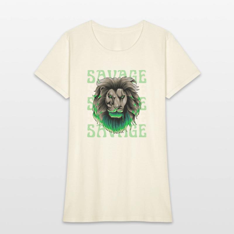 Savage – Bold Alpha King Graphic T-Shirt