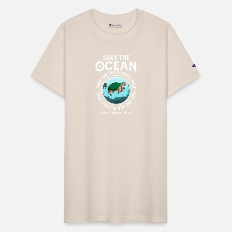 Save The Ocean Keep The Sea Plastic Free Turtle