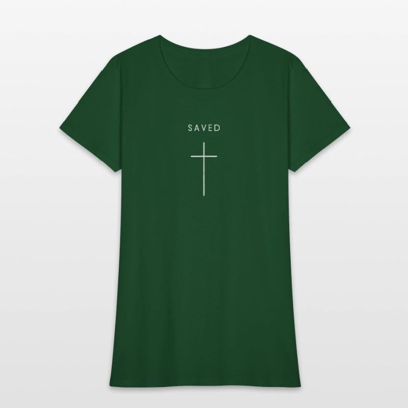 Saved Cross Minimalist Christian Religious