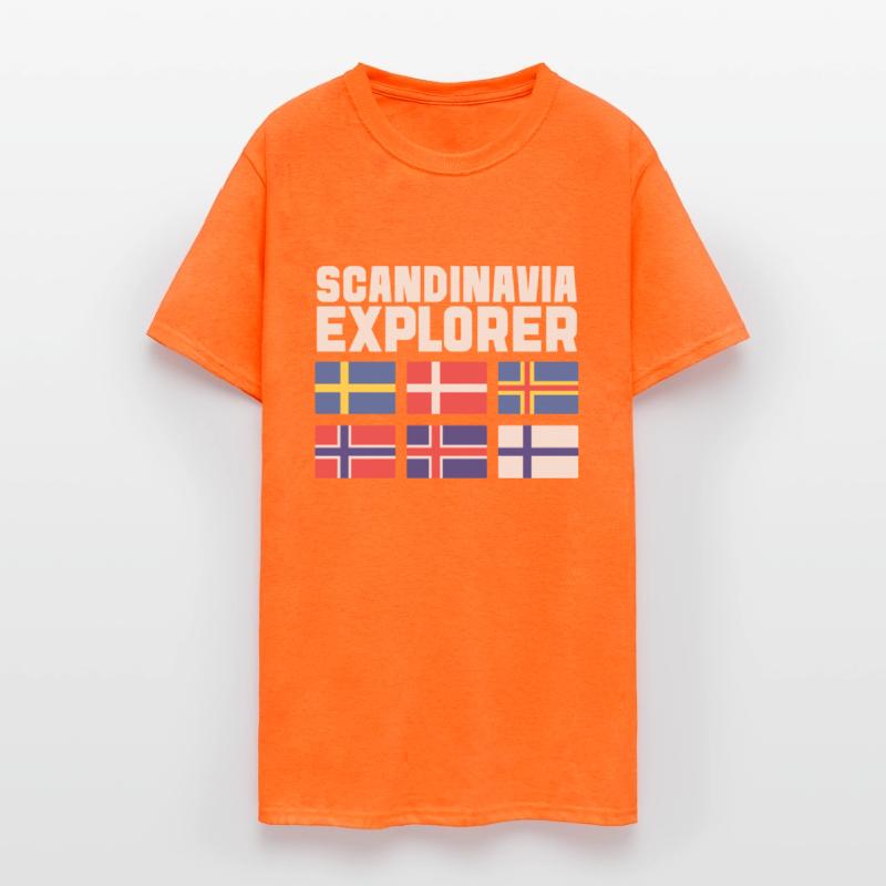 Scandinavia Explorer Flags Iceland Sweden Norway