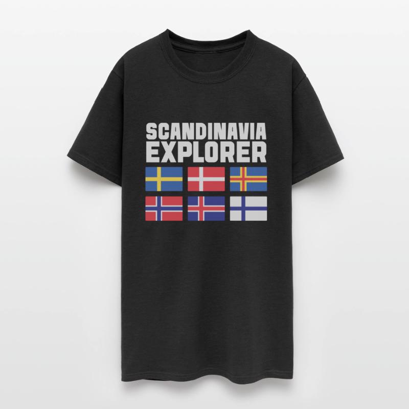 Scandinavia Explorer Flags Iceland Sweden Norway